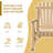 Outsunny Outdoor Wooden Rocking Chair-436272470