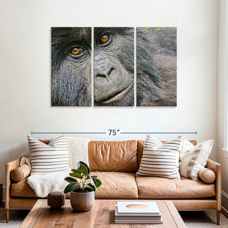 Gorilla Face, 36" H x 57" W