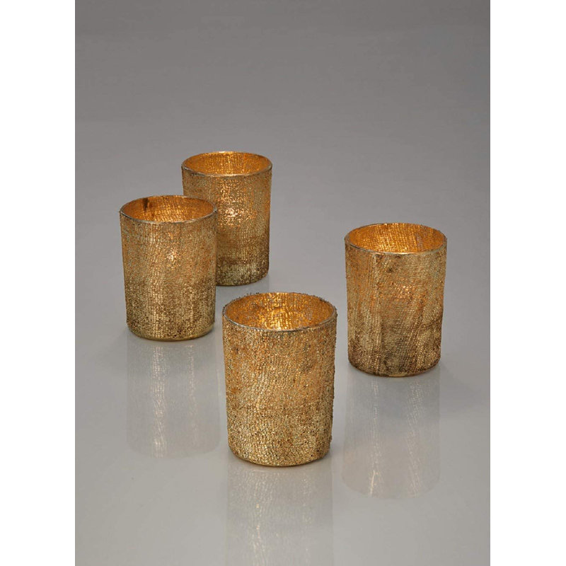 4 " Glass Votive Set of 24