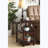 Stenya Contemporary 2-Shelf Rectangular Accent Table with USB in Espresso,End Table,Side Table