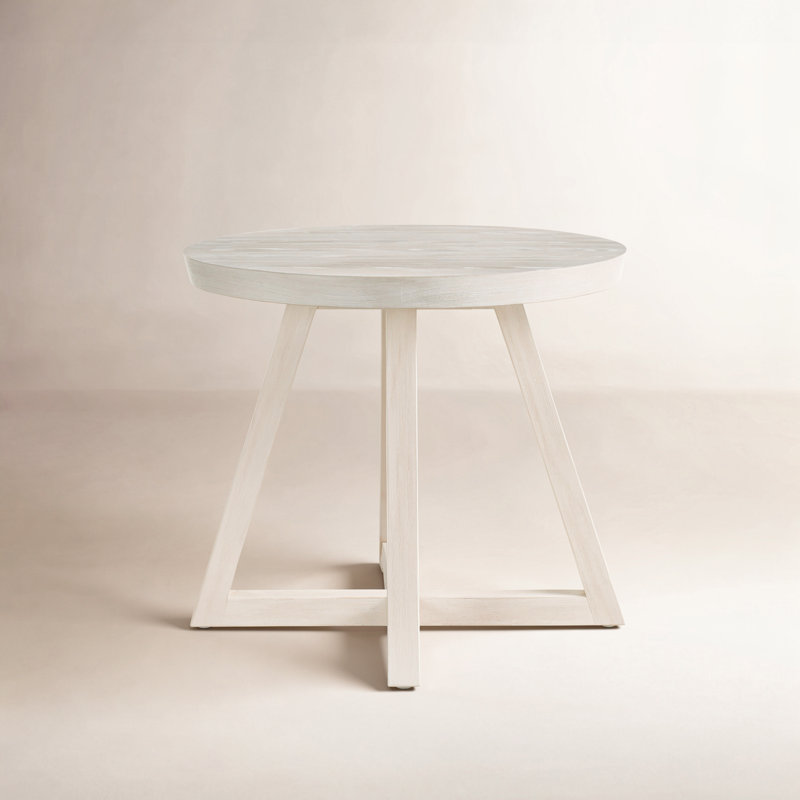 Dwell End Table, Ivory