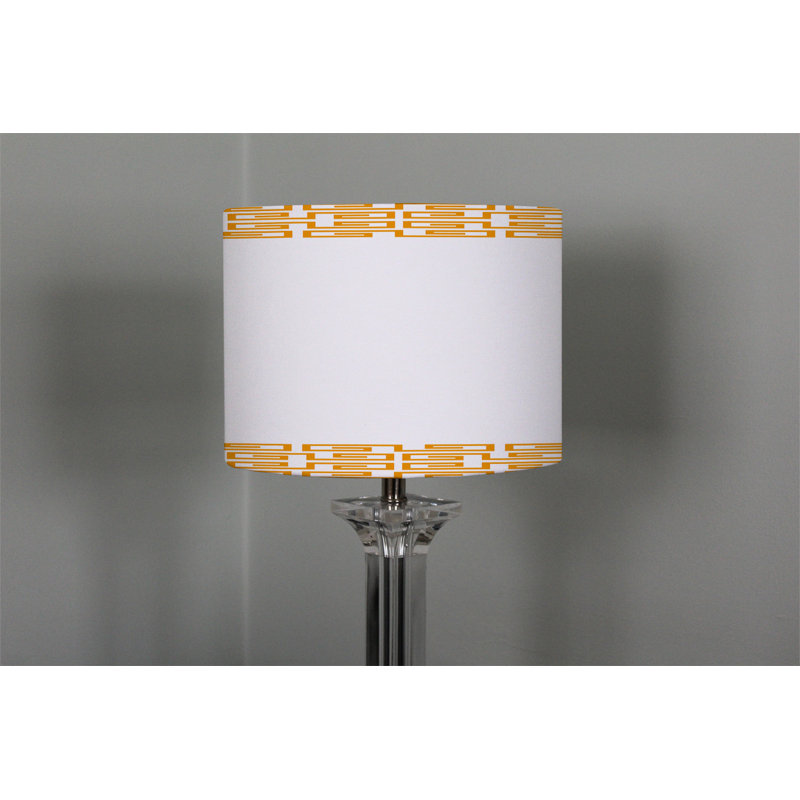Cotton Drum Lamp Shade ( Uno ), 22cm H x 25cm W x 25cm D
