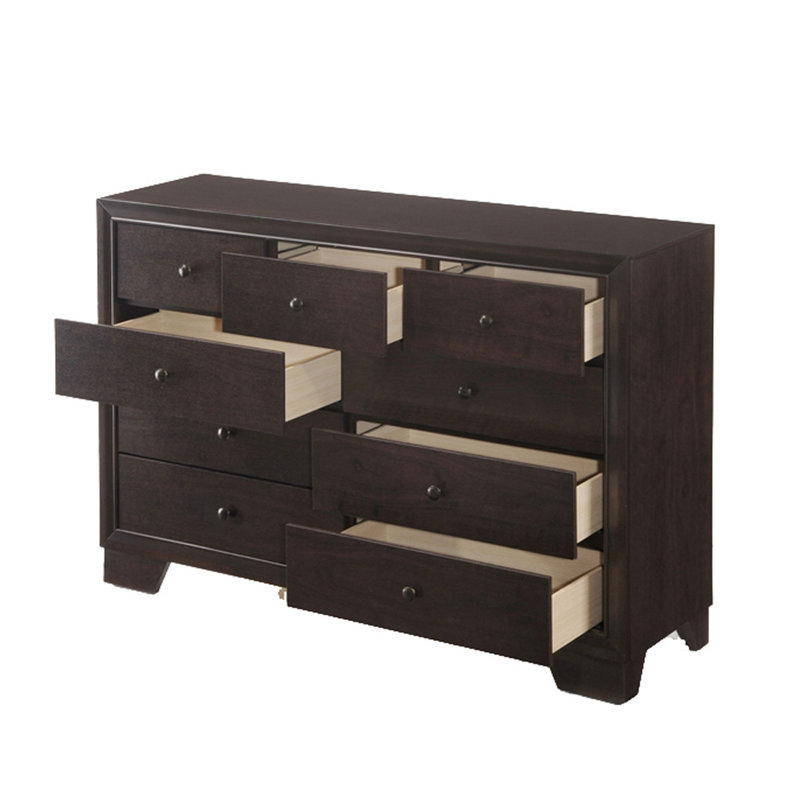 Roblero Solid Wood 56.69'' W 9 - Drawer Dresser