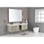 L'armoire de meuble-lavabo mural convient aux lavabos doubles et au cabinet seulement (comptoir et lavabos non inclus)