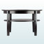 Table basse Melia Espresso avec plateau coulissant, H 17,5 po x l 29,5 po x P 29,5 po