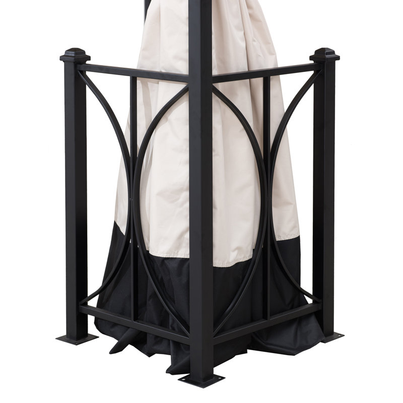 Sunjoy Polyester Screen for for 11 ft. x 13 ft. Belcourt Gazebo, Patio Gazebo Privacy Curtains with Zipper