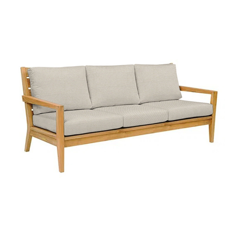 Algarve Outdoor 3 - Seat Patio Sofa, Canvas Rain