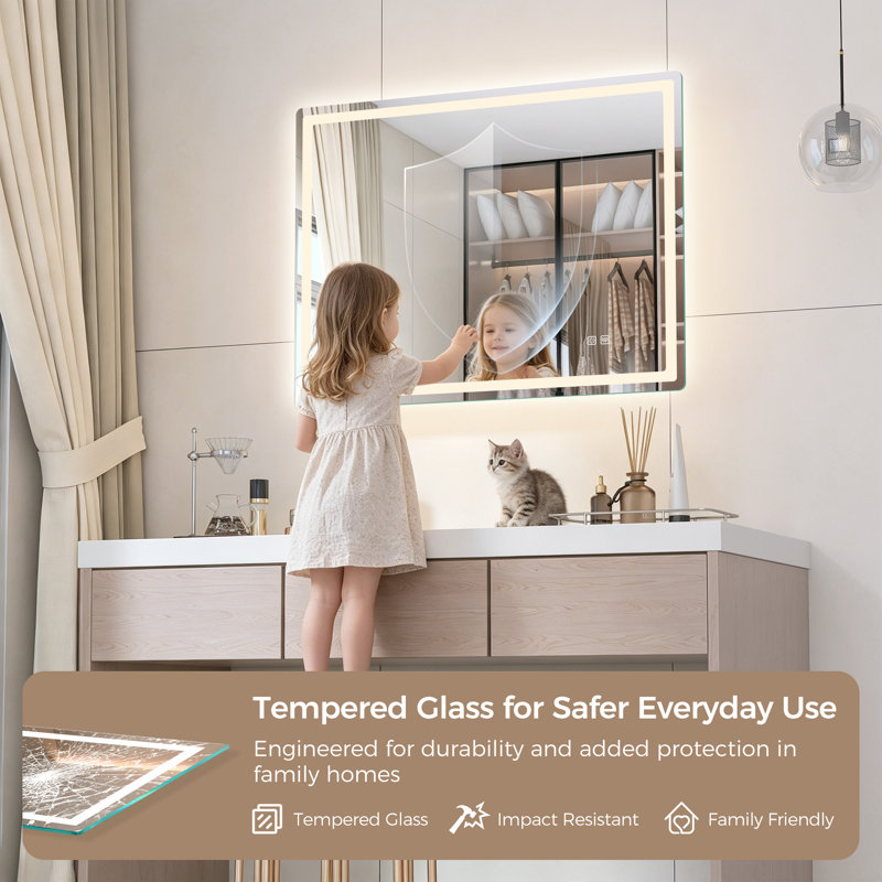 Rectangle Mirror, 100 cm H x 70 cm W