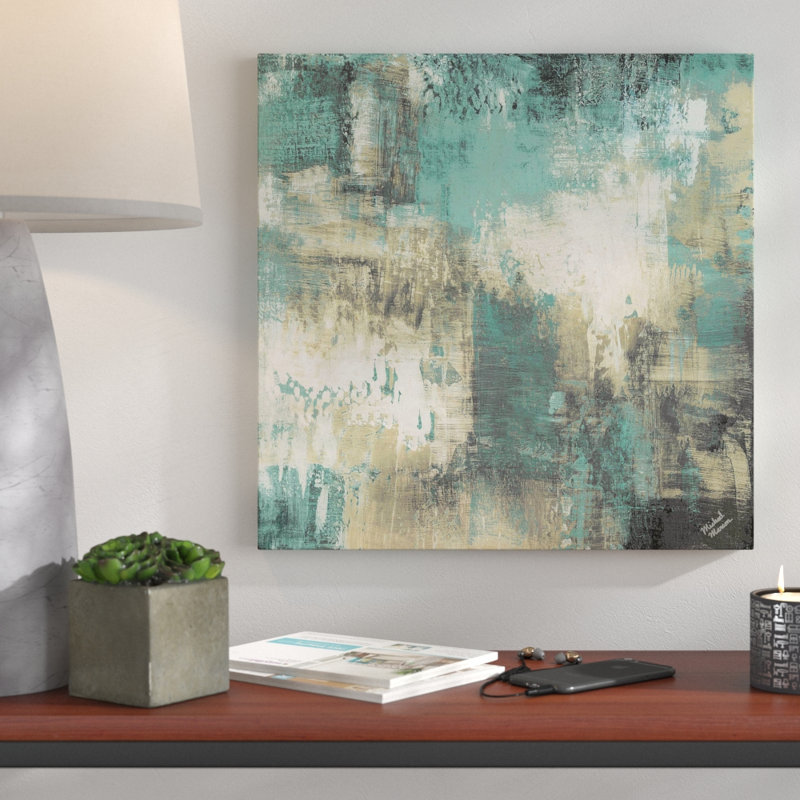 « automne potentielle i », reproduction de peinture à l’acrylique sur toile, H 24 po x l 24 po x P 1 po