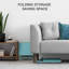 Table télé ajustable avec 6 réglages de hauteur et 3 réglages d'inclinaison - lit pliant et plateau de canapé pour manger, travailler ou grignoter-631327429-631327032