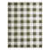 Tereon Checkered Machine Made Power Loom Polypropylene Plastic Indoor/Outdoor Area Rug in Green