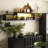 65.35In Wall Mounted Floating  TV Stand With 20 Color Leds And Charging Station-1929987134
