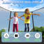 SENCHO GINSYTALIOR Round Backyard Trampoline with Safety Enclosure-2061218854