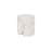 Slice Stool, Round, White Stone