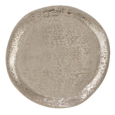 Zadia Brushed Metal Charger Plate