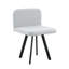 Ensembles de table de salle à manger modernes avec chaises en métal pour un usage domestique