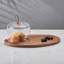 Glenwood Oval Serve Board with Cloche