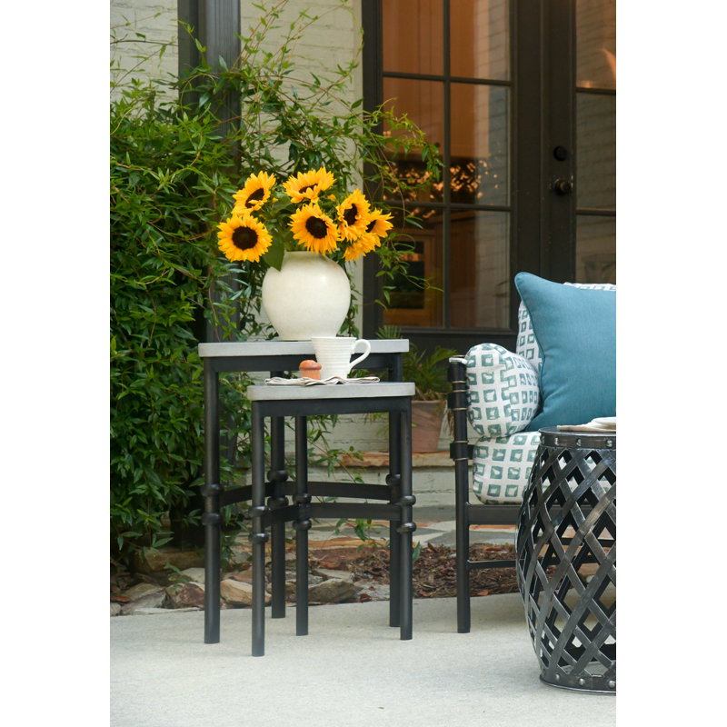 Charlotte Outdoor Triangular Side Table