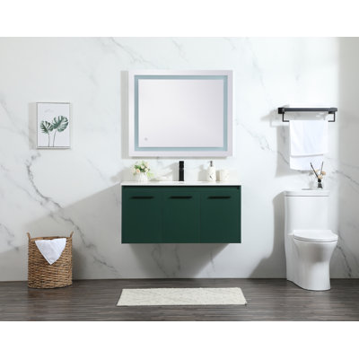 Ensemble de meuble-lavabo mural simple 40 "Penn