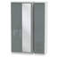 Yvette 3 Door Manufactured Wood Wardrobe-23704772-18860455