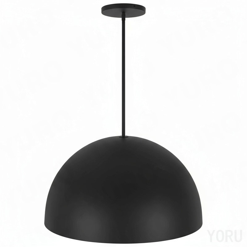 24 Inch Diameter Integrated Led Black Pendant