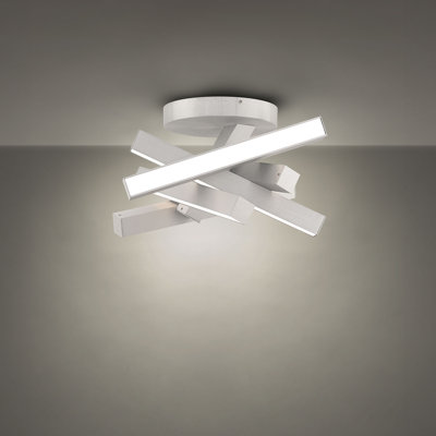 Chaos LED Dimmable Semi-Flush Mount