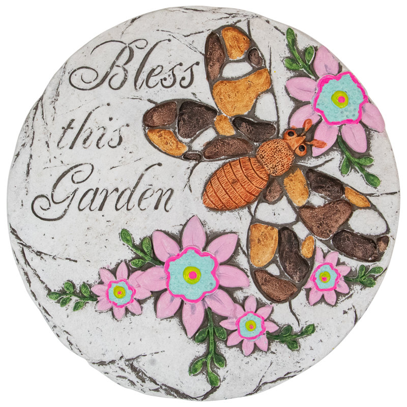 Pierre de jardin 10 po Bless this Garden