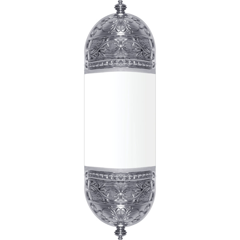 Fluellen Flush Mounted Sconce, Bright Chrome