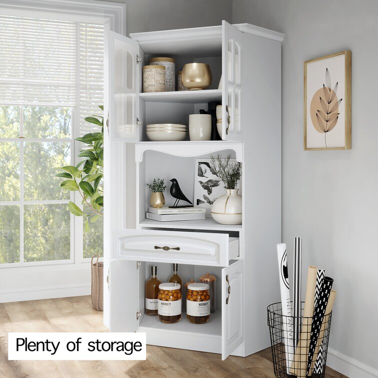 Elinna 48.4 Kitchen Pantry Winston Porter Finish: White