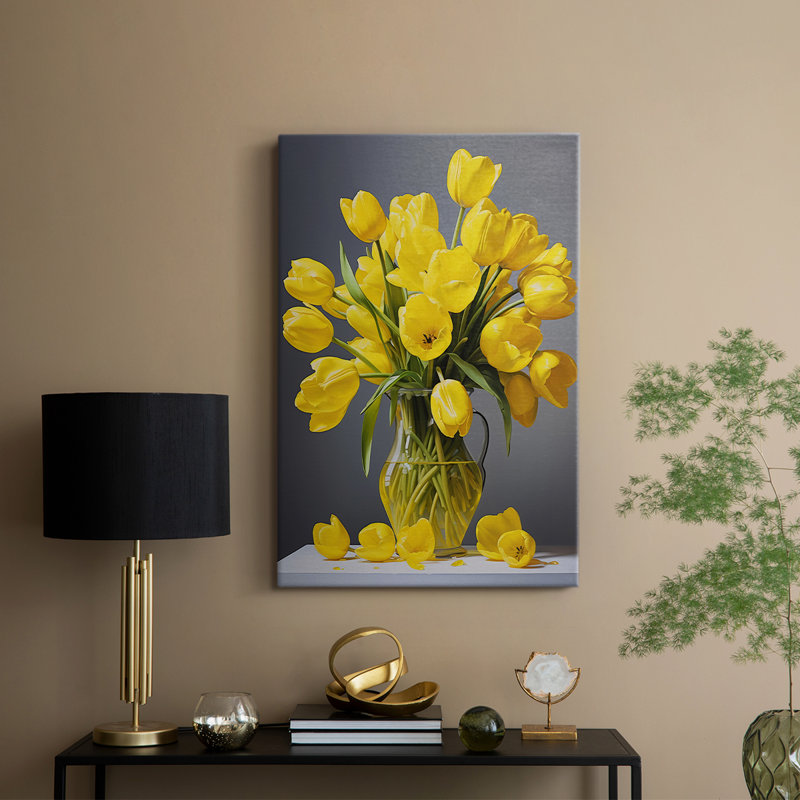FLORAL Series DCCXCIV - Cavas de galerie sur mesure, H 18 po x l 12 po