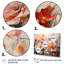 Coral Petal Symphony I sur toile, reproduction de 3 pièces-1787999320