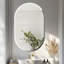 Rithi Long Oval Flat Wall Mirror-1448615064