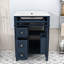 Meuble-lavabo 24 po avec lavabo en céramique, tiroirs et tablette réglable-130491649