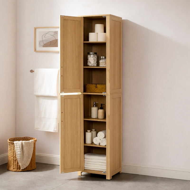 Armoire de rangement en lin Savannah, Natural
