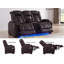 Causeuse inclinable électrique en cuir 73,5 po-1638377778