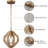 Carlisa 1 - Light Kitchen Island Pendant-1905550117-1905550119