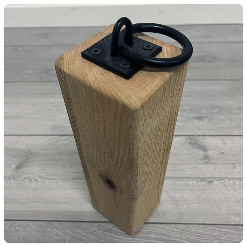 Shayaan Wood Weighted Floor Stop