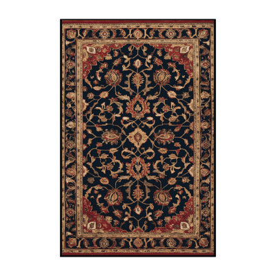 Machine Washable Persian Gray Area Rug