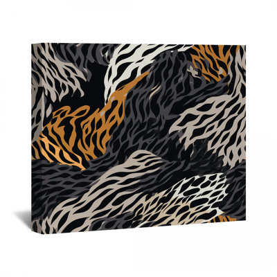 Zèbre sur toile tendue - Décoration murale animal