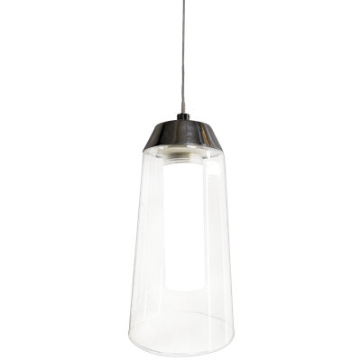 1 - Light Chrome LED Single Pendant