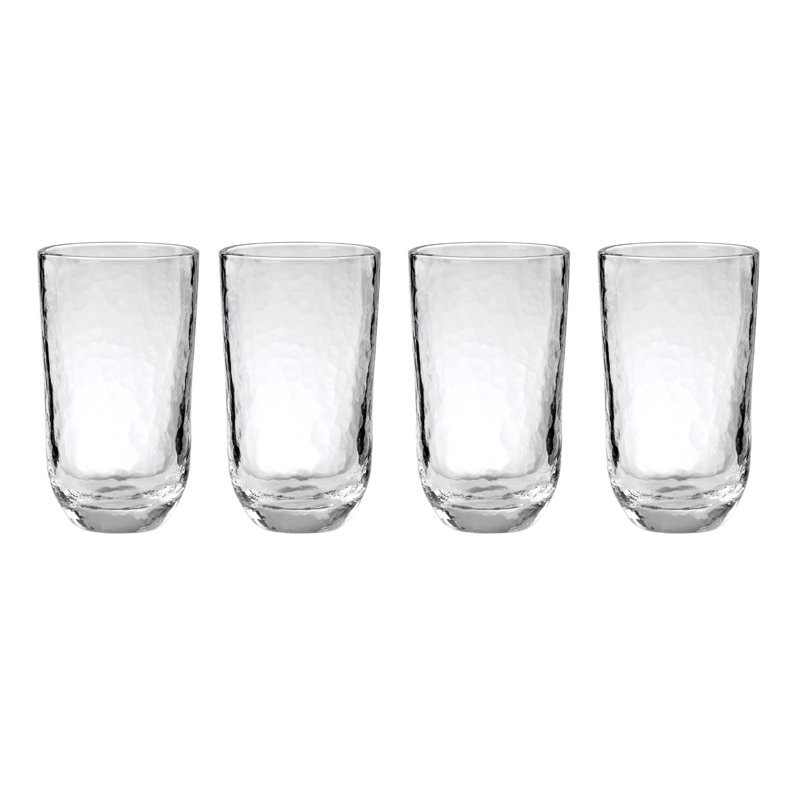Grand gobelet transparent Lenox Homespun - ensemble de 4