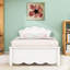 Wood Platform Bed with Headboard and Legs-1887252077