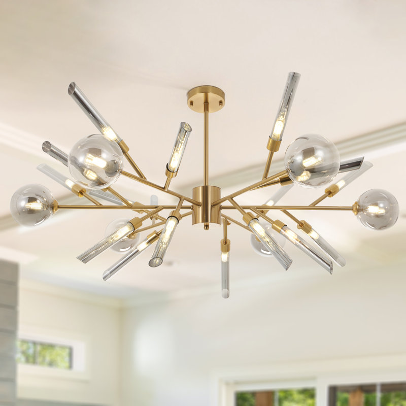 Lustre spoutnik 39,4 "à 24 lumières à intensité variable