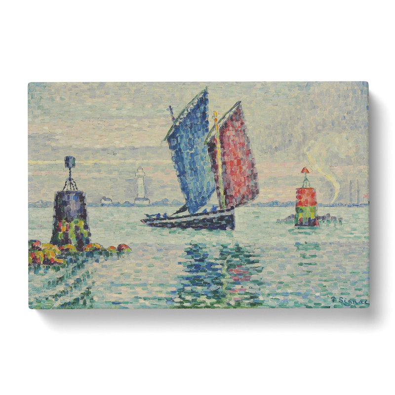 Le Sardinier, Locmalo by Paul Signac - Wrapped Canvas, 35cm H x 50cm W x 3cm D
