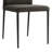 Full Back Top Grain Leather Upholstered Metal Dining Chairs In Cola - Set Of 2-125262766