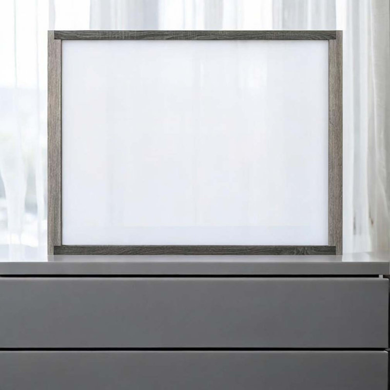 Gray Finish Mirror