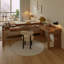 Bureau en bois massif en L noyer clair avec 1 tiroir-688747529-688747636