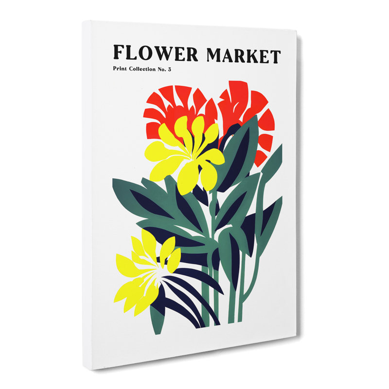 XMKTMKT-292 Flower Market Exhibition In Bloom No.3 - Wrapped Canvas Print, 76cm H x 50cm W x 3cm D