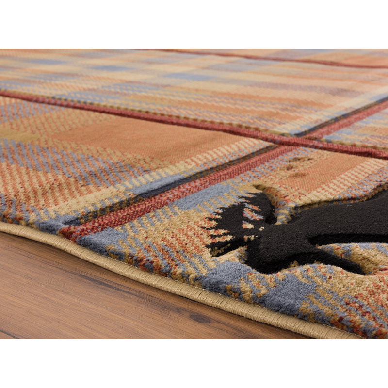 Engler Plaid Indoor Rug, Rectangle 7'10" x 10'6"