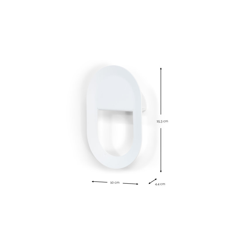 Spinder X OnMateria Steel Wall 1 - Hook Coat Rack, White
